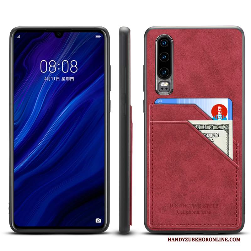 Custodia Huawei P30 Pelle Sottiletelefono, Cover Huawei P30 Protezione Tutto Incluso Nuovo