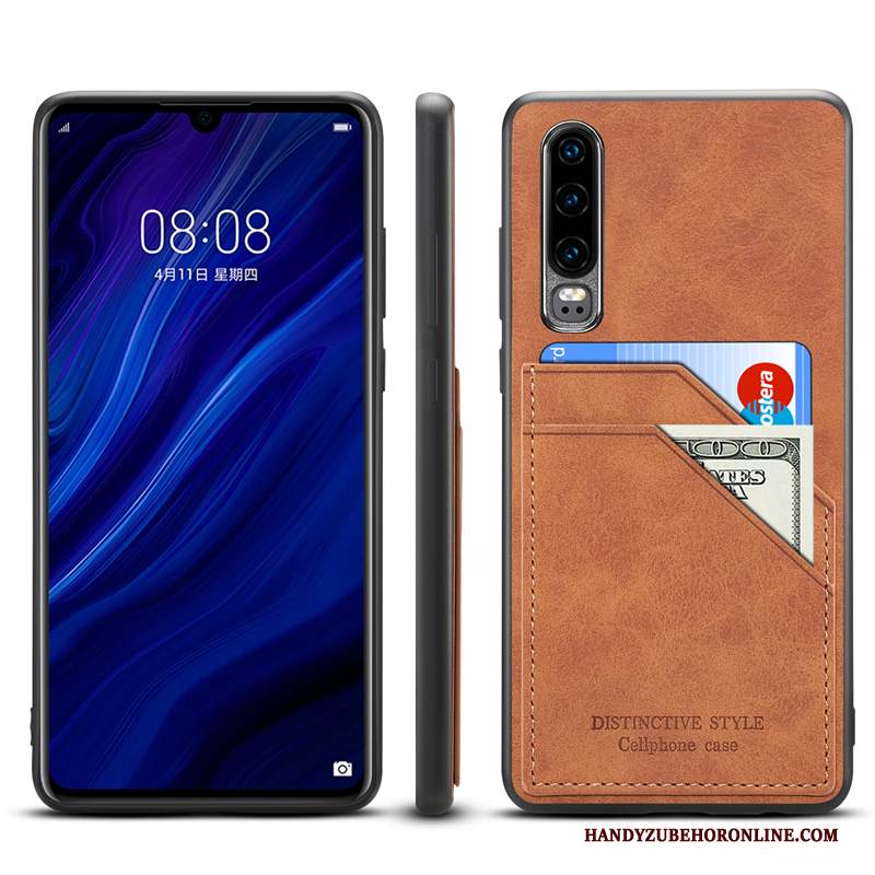 Custodia Huawei P30 Pelle Sottiletelefono, Cover Huawei P30 Protezione Tutto Incluso Nuovo