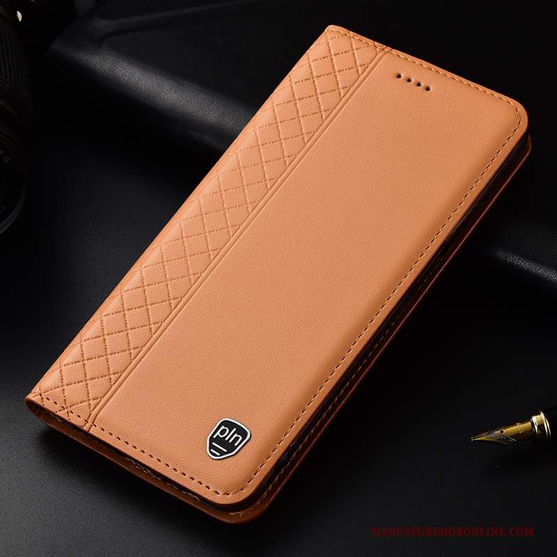 Custodia Huawei P30 Pelle Telefono A Quadri, Cover Huawei P30 Protezione Giallo Tutto Incluso