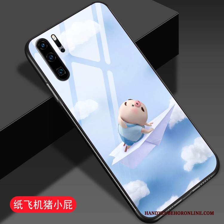 Custodia Huawei P30 Pro Cartone Animato Telefono Difficile, Cover Huawei P30 Pro Creativo Amanti Piccola