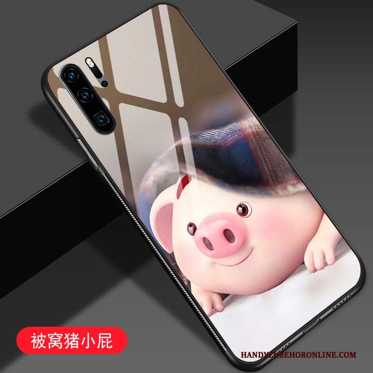 Custodia Huawei P30 Pro Cartone Animato Telefono Difficile, Cover Huawei P30 Pro Creativo Amanti Piccola