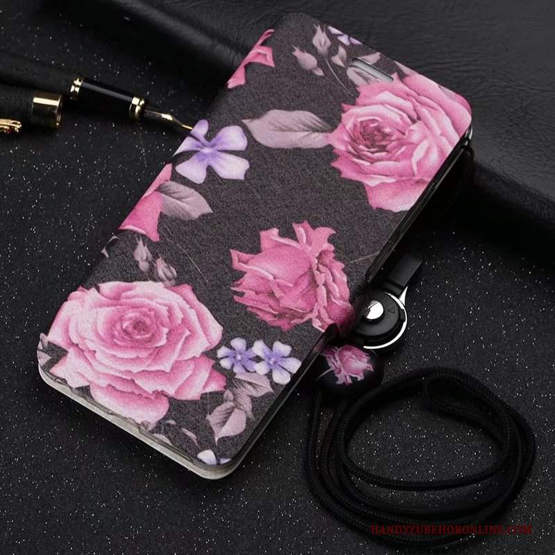 Custodia Huawei P30 Pro Cartone Animato Tutto Incluso Anti-caduta, Cover Huawei P30 Pro Folio Ornamenti Appesi Porpora