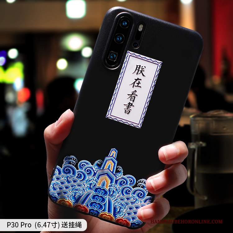 Custodia Huawei P30 Pro Creativo Amanti Stile Cinese, Cover Huawei P30 Pro Protezione Di Personalità Sottile