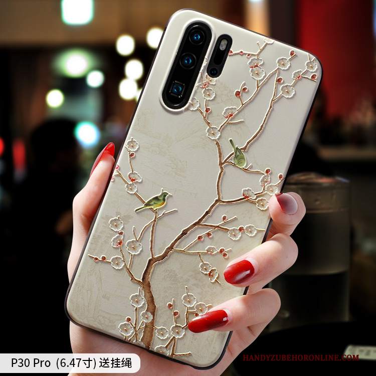 Custodia Huawei P30 Pro Creativo Di Personalità Tutto Incluso, Cover Huawei P30 Pro Silicone Telefono Stile Cinese