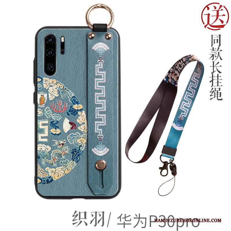 Custodia Huawei P30 Pro Creativo Porpora Stile Cinese, Cover Huawei P30 Pro Silicone Tutto Inclusotelefono