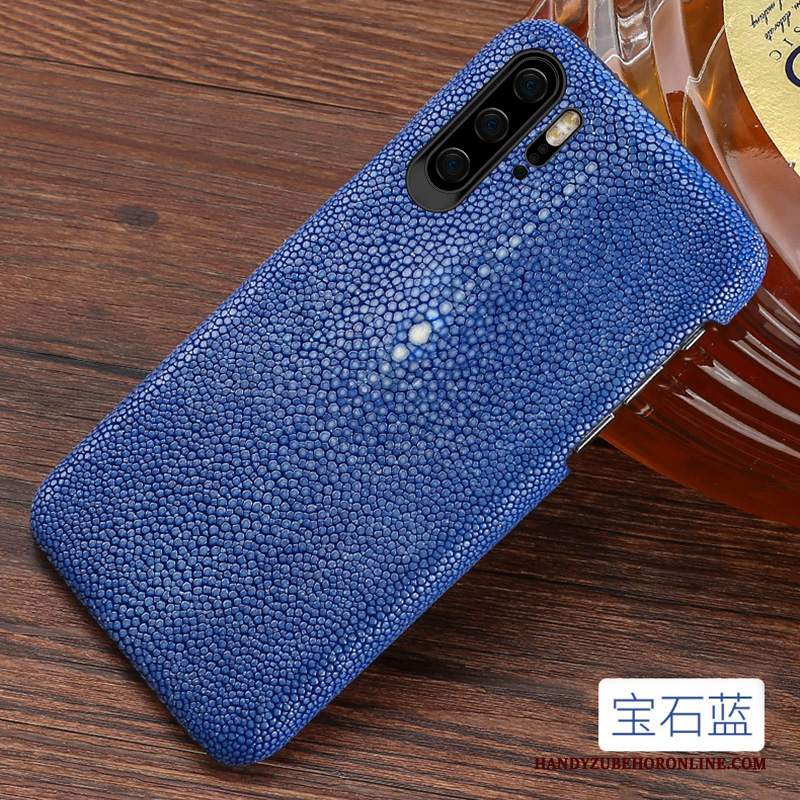 Custodia Huawei P30 Pro Creativo Semplici Lusso, Cover Huawei P30 Pro Pelle Di Personalità Rosso