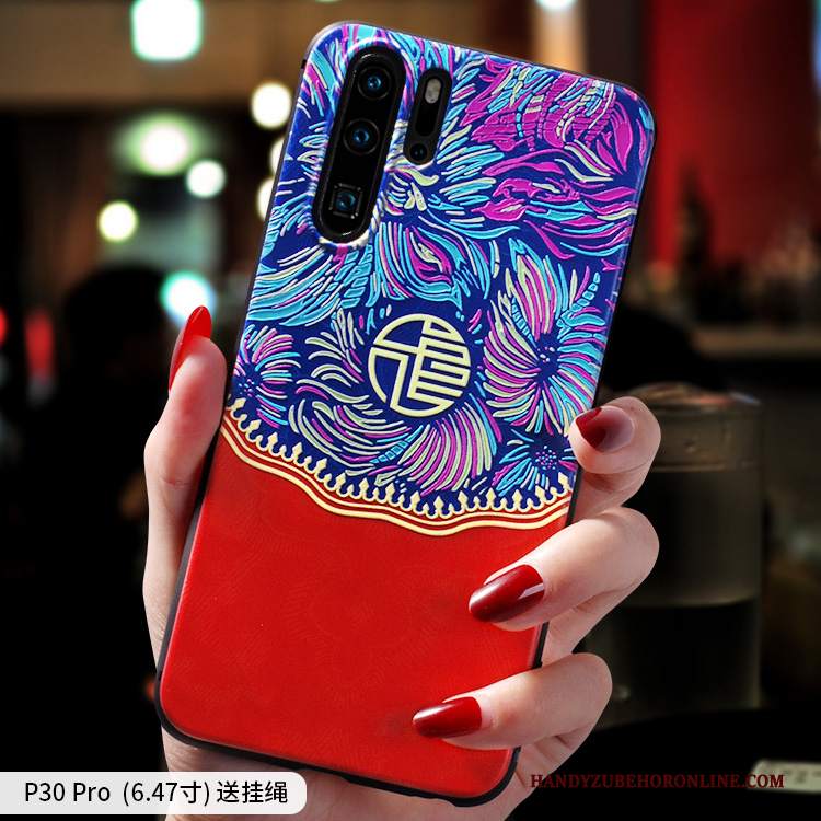 Custodia Huawei P30 Pro Creativo Stile Cinese Di Personalità, Cover Huawei P30 Pro Protezione Nuovo Sottile