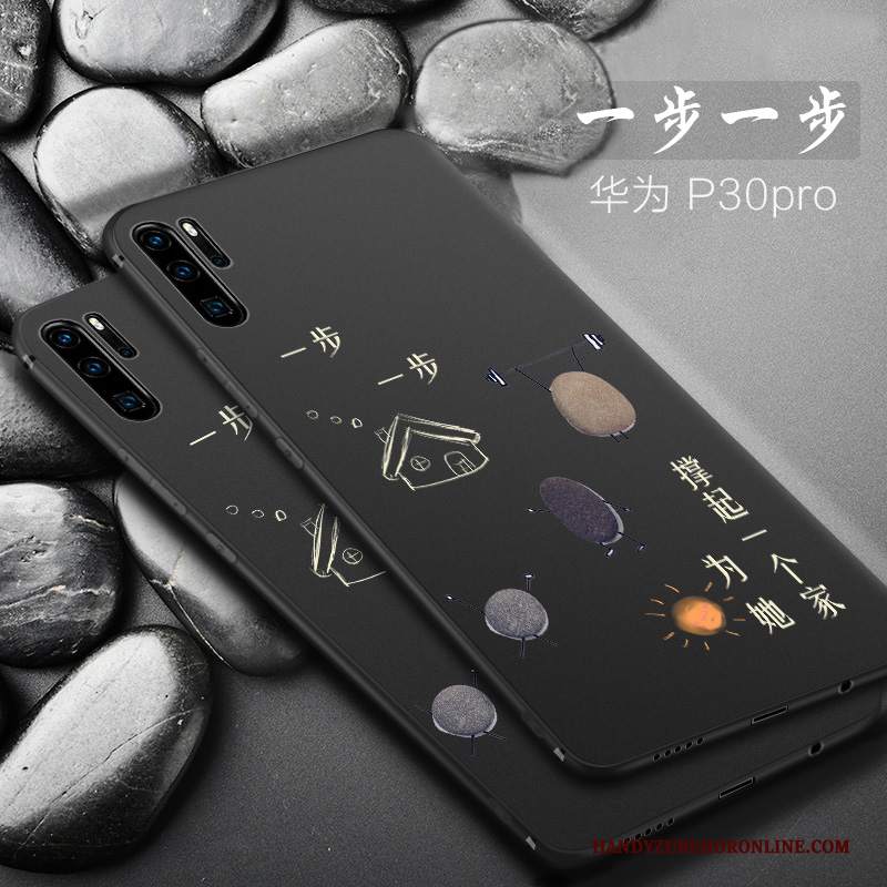 Custodia Huawei P30 Pro Creativo Telefono Macchiati, Cover Huawei P30 Pro Silicone Anti-caduta Di Personalità