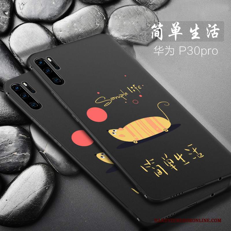 Custodia Huawei P30 Pro Creativo Telefono Macchiati, Cover Huawei P30 Pro Silicone Anti-caduta Di Personalità