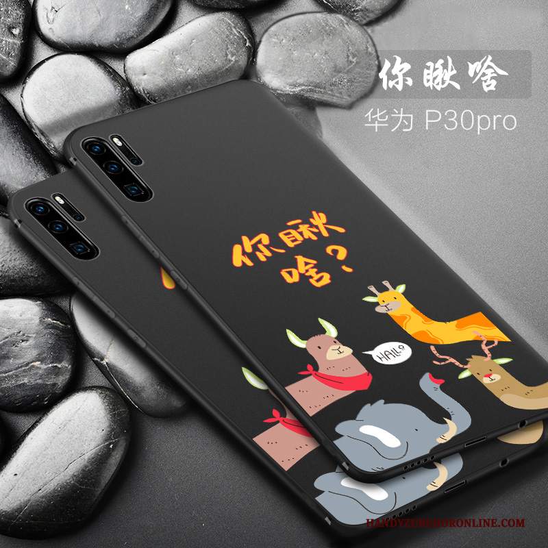 Custodia Huawei P30 Pro Creativo Telefono Macchiati, Cover Huawei P30 Pro Silicone Anti-caduta Di Personalità