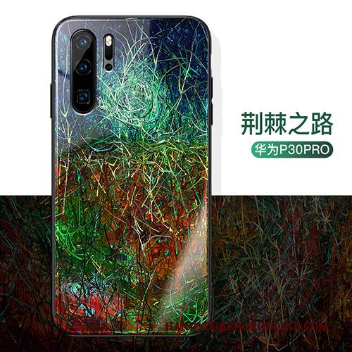 Custodia Huawei P30 Pro Creativo Tendenza Net Red, Cover Huawei P30 Pro Vintage High End Sottile