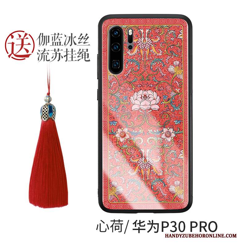 Custodia Huawei P30 Pro Creativo Tutto Incluso Di Personalità, Cover Huawei P30 Pro Silicone Vetro Anti-caduta