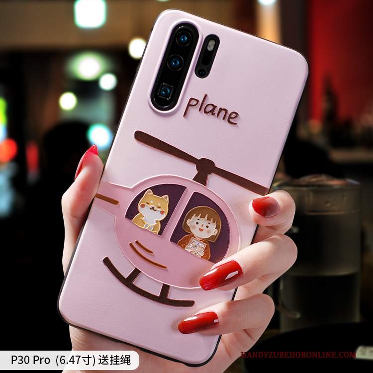 Custodia Huawei P30 Pro Creativo Tutto Incluso Morbido, Cover Huawei P30 Pro Silicone Ornamenti Appesi Bello