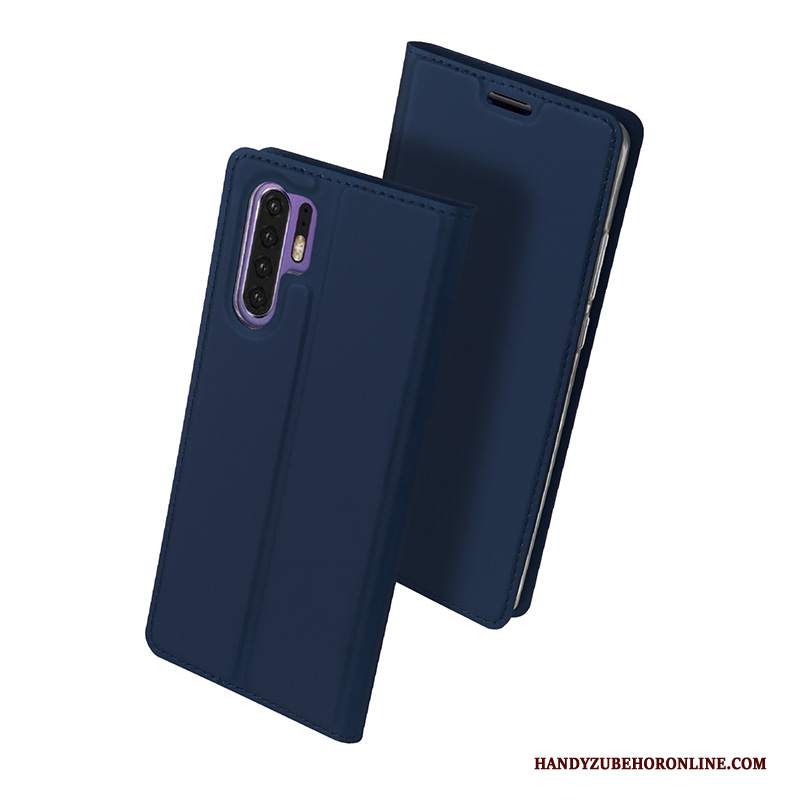 Custodia Huawei P30 Pro Folio Morbido Affari, Cover Huawei P30 Pro Silicone Tutto Incluso Carta