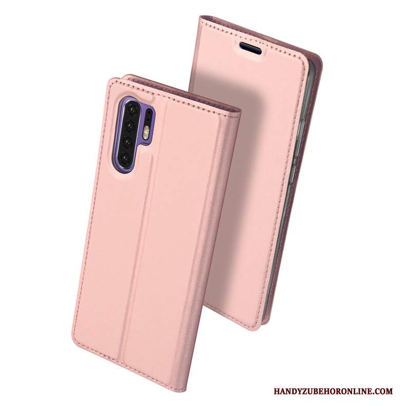 Custodia Huawei P30 Pro Folio Morbido Affari, Cover Huawei P30 Pro Silicone Tutto Incluso Carta