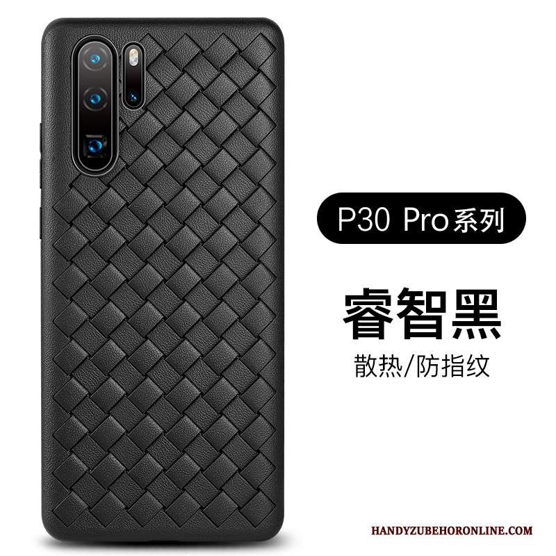 Custodia Huawei P30 Pro Pelle Morbido Porpora, Cover Huawei P30 Pro Silicone Anti-caduta Tutto Incluso