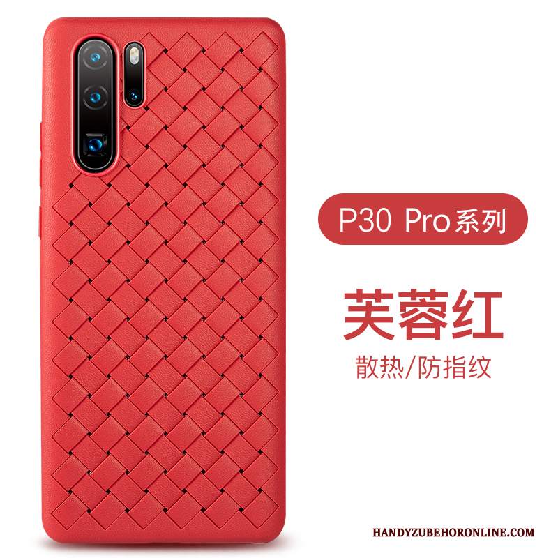 Custodia Huawei P30 Pro Pelle Morbido Porpora, Cover Huawei P30 Pro Silicone Anti-caduta Tutto Incluso