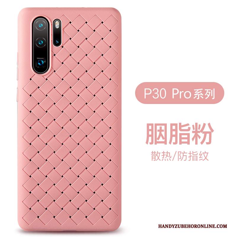 Custodia Huawei P30 Pro Pelle Morbido Porpora, Cover Huawei P30 Pro Silicone Anti-caduta Tutto Incluso