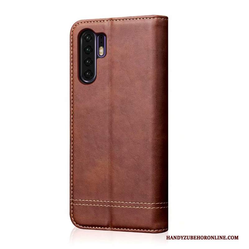 Custodia Huawei P30 Pro Pelle Morbido Tutto Incluso, Cover Huawei P30 Pro Folio Nuovo Anti-caduta