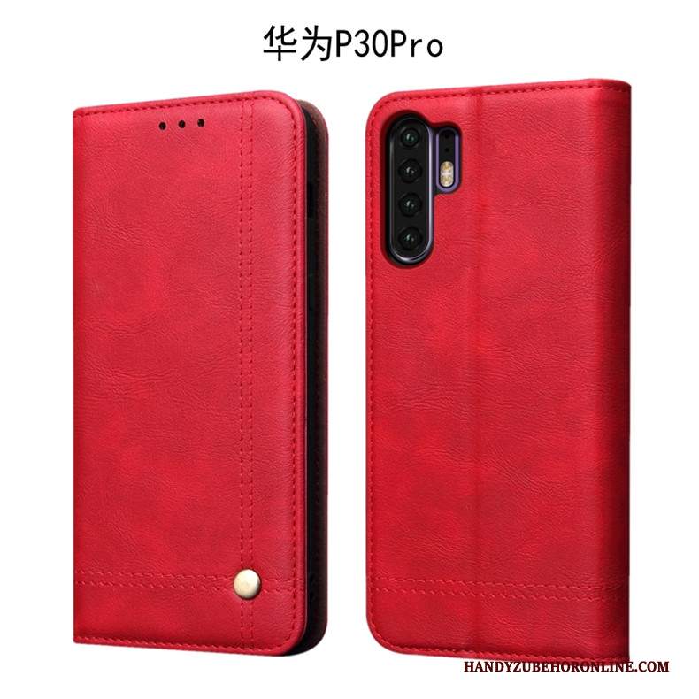 Custodia Huawei P30 Pro Protezione Colore Profondo Anti-caduta, Cover Huawei P30 Pro Pelle Tutto Incluso Morbido