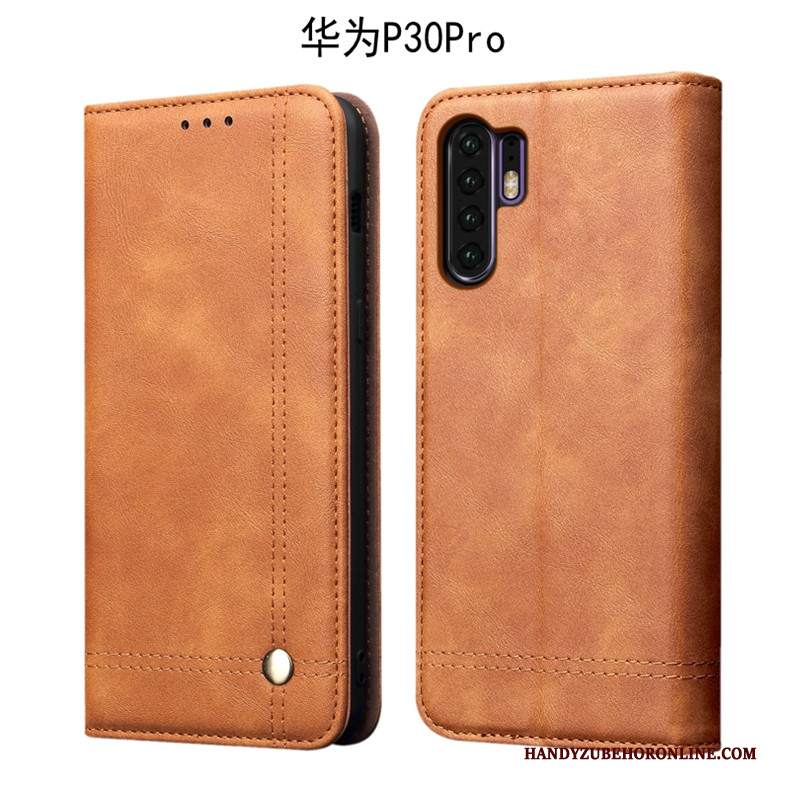 Custodia Huawei P30 Pro Protezione Colore Profondo Anti-caduta, Cover Huawei P30 Pro Pelle Tutto Incluso Morbido