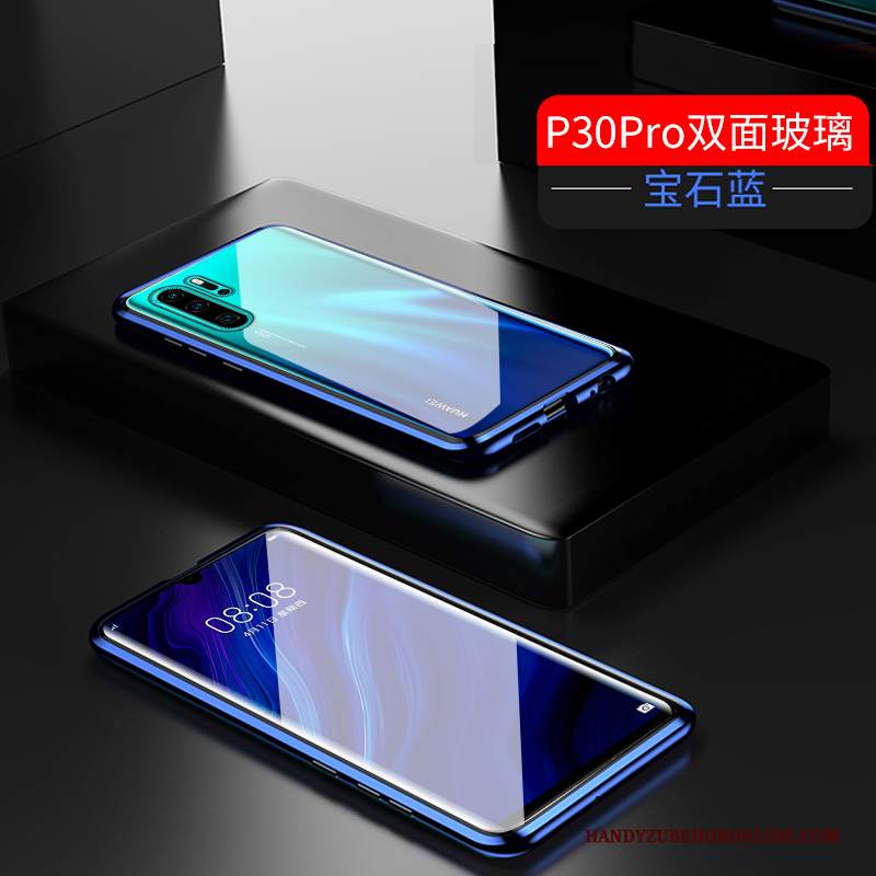 Custodia Huawei P30 Pro Protezione Telefono Tutto Incluso, Cover Huawei P30 Pro Vetro Temperato Anti-caduta