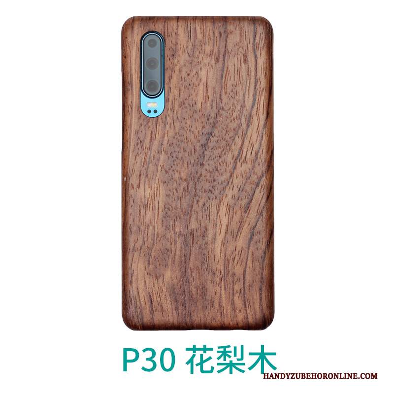 Custodia Huawei P30 Protezione Affari Lusso, Cover Huawei P30 Zoccoli Telefono Nero