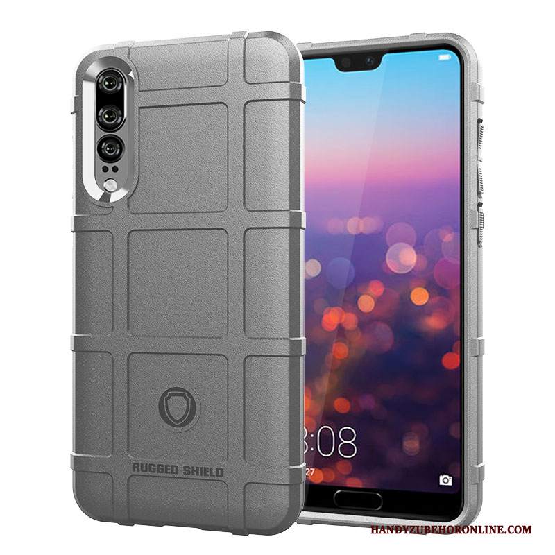 Custodia Huawei P30 Protezione Macchiati Tattica, Cover Huawei P30 Creativo Anti-cadutatelefono