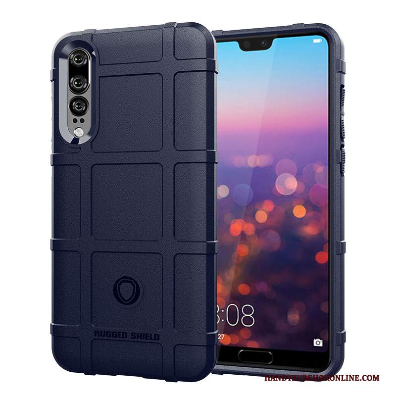 Custodia Huawei P30 Protezione Macchiati Tattica, Cover Huawei P30 Creativo Anti-cadutatelefono