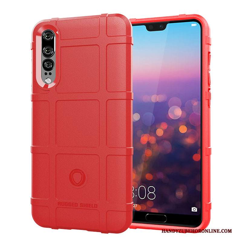 Custodia Huawei P30 Protezione Macchiati Tattica, Cover Huawei P30 Creativo Anti-cadutatelefono