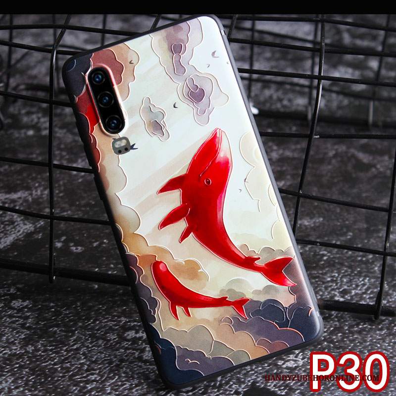 Custodia Huawei P30 Protezione Nuovo Anti-caduta, Cover Huawei P30 Ornamenti Appesi Tutto Incluso