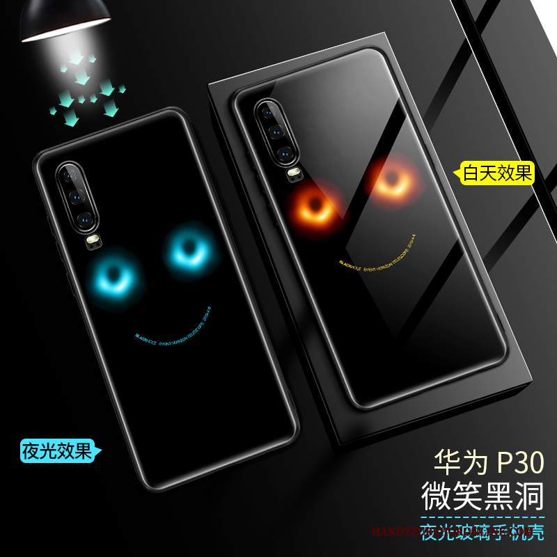 Custodia Huawei P30 Protezione Telefono Sottile, Cover Huawei P30 Luminoso Marchio Di Tendenza