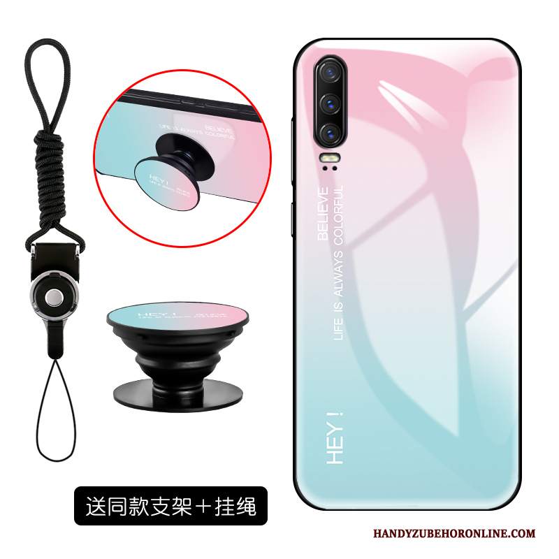 Custodia Huawei P30 Protezione Tutto Incluso Specchio, Cover Huawei P30 Moda Anti-caduta Di Personalità