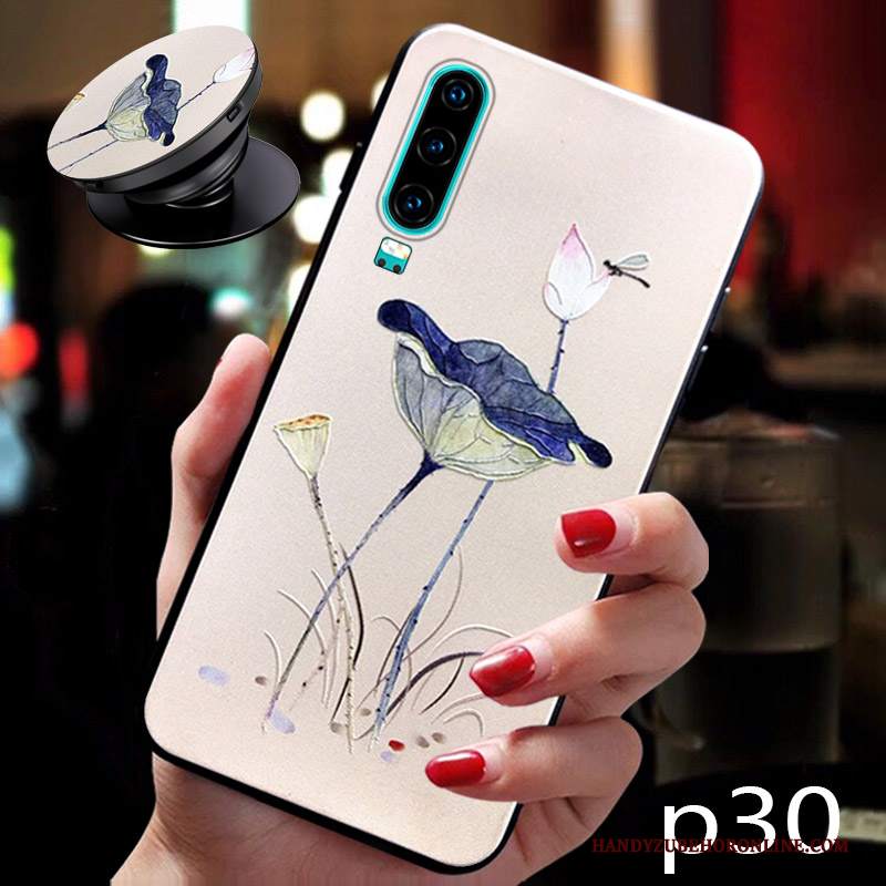 Custodia Huawei P30 Silicone Anti-cadutatelefono, Cover Huawei P30 Creativo Nuovo Tutto Incluso