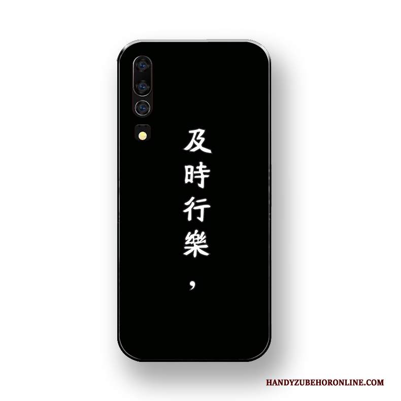 Custodia Huawei P30 Silicone Telefono Nero, Cover Huawei P30 Protezione Morbido Tutto Incluso