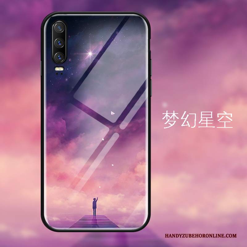 Custodia Huawei P30 Silicone Tutto Incluso Stellato, Cover Huawei P30 Creativo Fresco Specchio