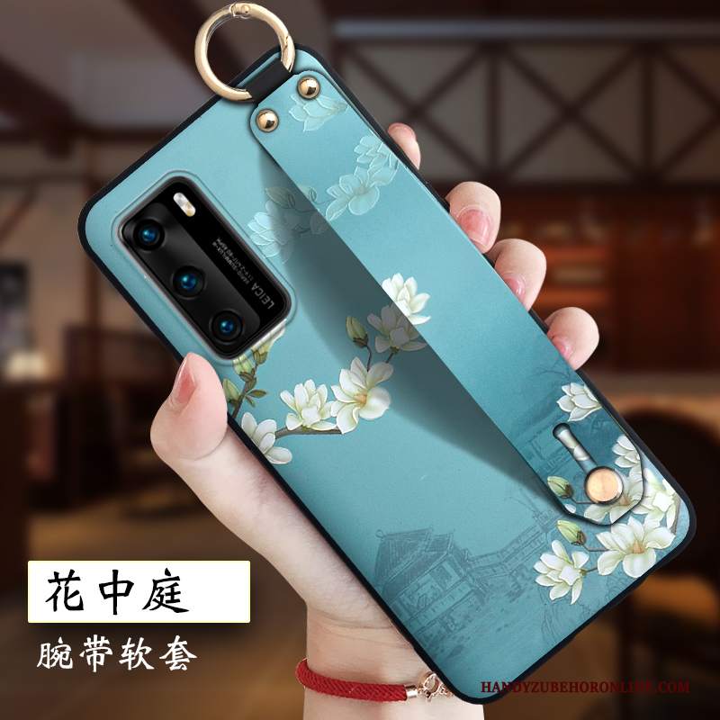 Custodia Huawei P40 Goffratura Leggere Morbido, Cover Huawei P40 Creativo Anti-caduta Tutto Incluso