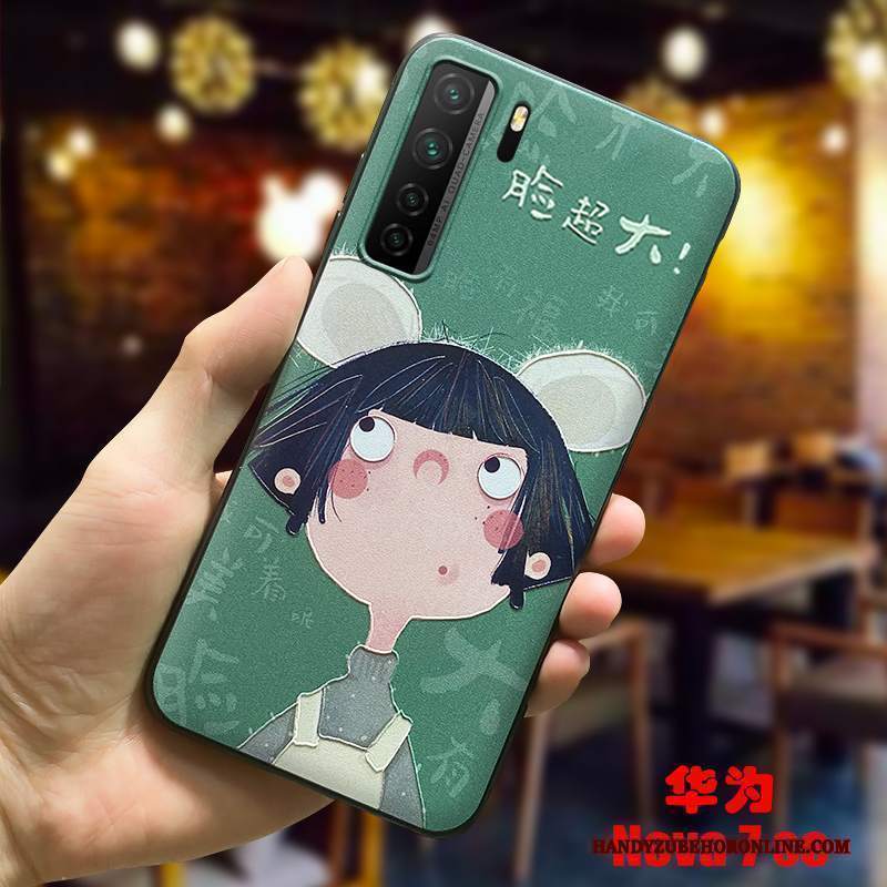 Custodia Huawei P40 Lite 5g Creativo Telefono Antiscivolo, Cover Huawei P40 Lite 5g Cartone Animato Marchio Di Tendenza Tutto Incluso