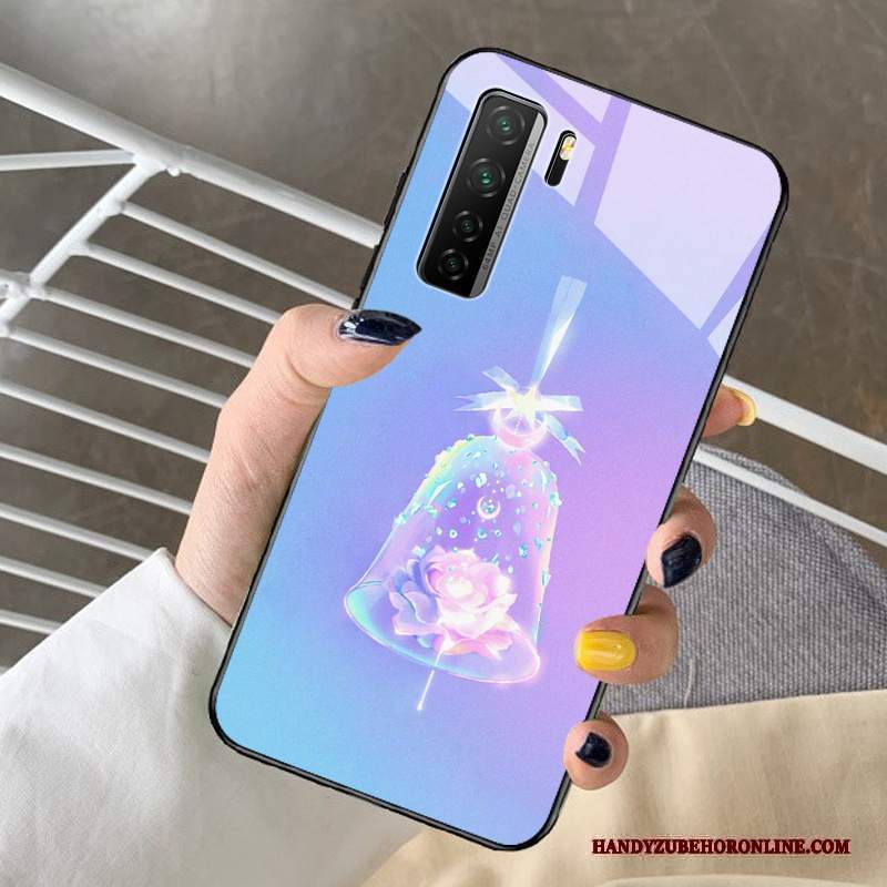 Custodia Huawei P40 Lite 5g Creativo Vetro Giallo, Cover Huawei P40 Lite 5g Cartone Animato Di Personalità Tutto Incluso