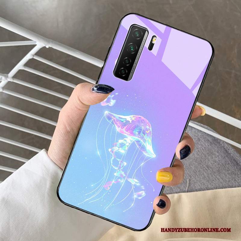 Custodia Huawei P40 Lite 5g Creativo Vetro Giallo, Cover Huawei P40 Lite 5g Cartone Animato Di Personalità Tutto Incluso