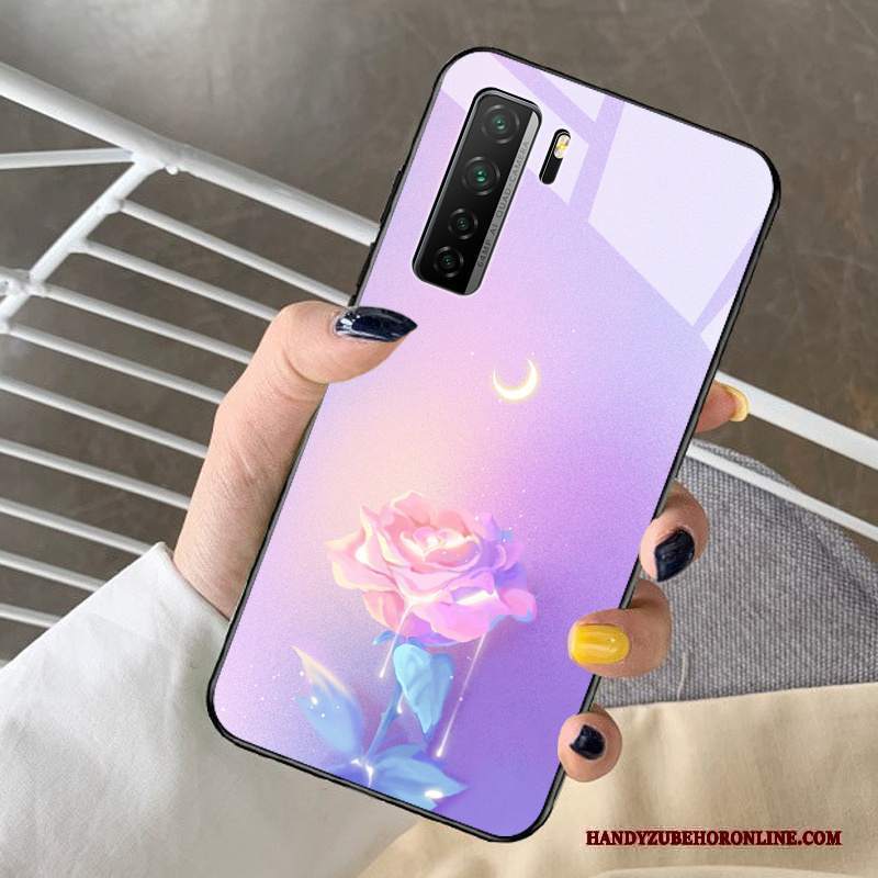 Custodia Huawei P40 Lite 5g Creativo Vetro Giallo, Cover Huawei P40 Lite 5g Cartone Animato Di Personalità Tutto Incluso