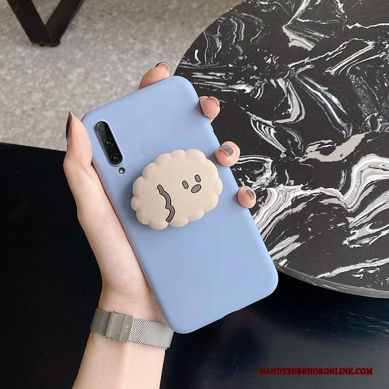 Custodia Huawei P40 Lite E Cartone Animato Piccola Blu, Cover Huawei P40 Lite E Silicone Tutto Incluso Supporto