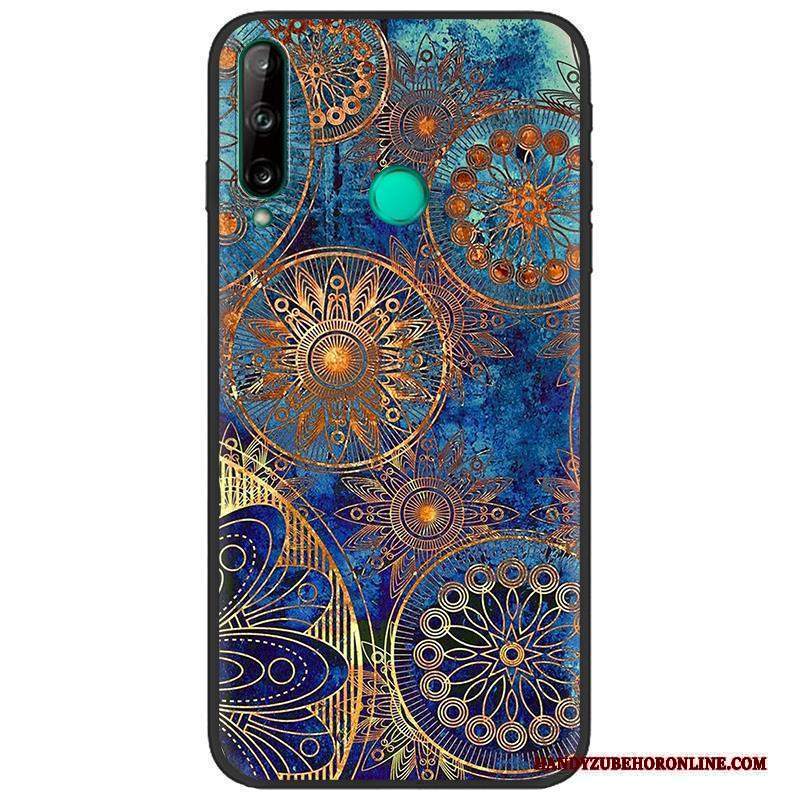 Custodia Huawei P40 Lite E Creativo Verde Morbido, Cover Huawei P40 Lite E Colore Telefono Nero