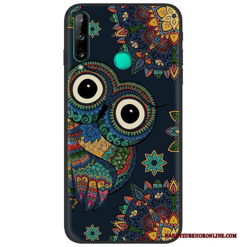 Custodia Huawei P40 Lite E Creativo Verde Morbido, Cover Huawei P40 Lite E Colore Telefono Nero