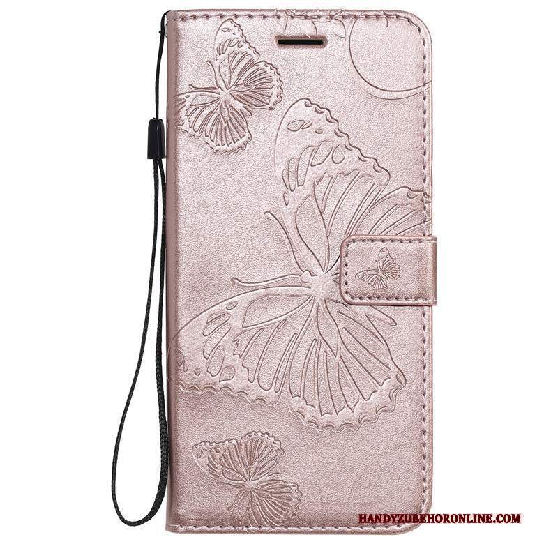 Custodia Huawei P40 Lite E Pelle Tutto Incluso Farfalla Fiori, Cover Huawei P40 Lite E Protezione Telefono Blu