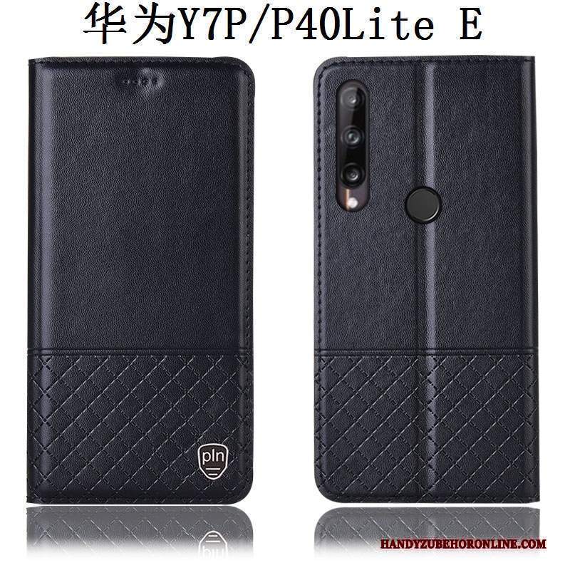 Custodia Huawei P40 Lite E Pelle Tutto Incluso Nero, Cover Huawei P40 Lite E Protezione Anti-cadutatelefono