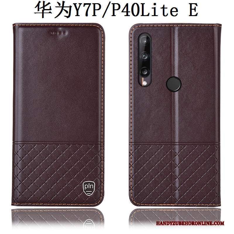 Custodia Huawei P40 Lite E Pelle Tutto Incluso Nero, Cover Huawei P40 Lite E Protezione Anti-cadutatelefono