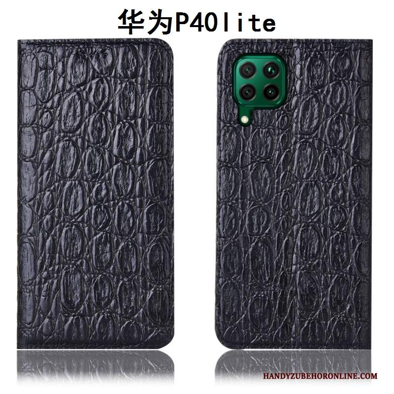 Custodia Huawei P40 Lite Pelle Rossotelefono, Cover Huawei P40 Lite Protezione Anti-caduta Tutto Incluso