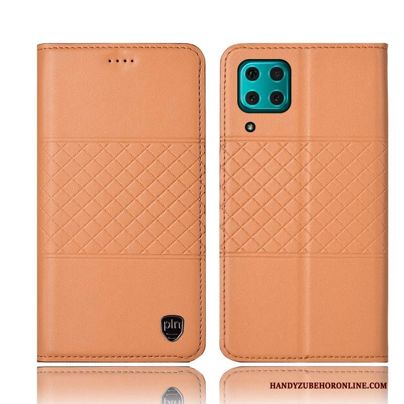 Custodia Huawei P40 Lite Protezione Nerotelefono, Cover Huawei P40 Lite Pelle Anti-caduta