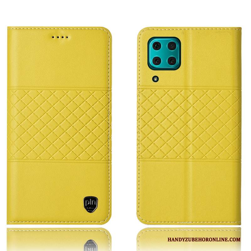 Custodia Huawei P40 Lite Protezione Nerotelefono, Cover Huawei P40 Lite Pelle Anti-caduta